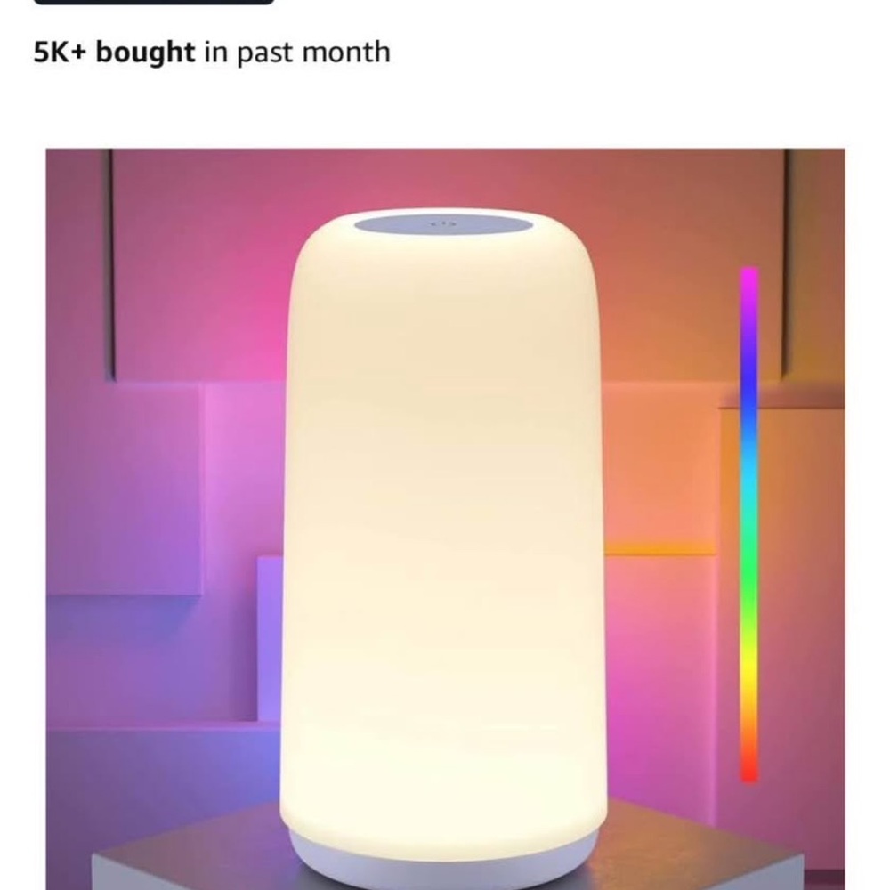 Modern White LED Table Lamp